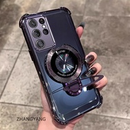 Case For Samsung S24 S24 Plus S24 Ultra S24 FE Simple holder Phone Case for Lens Camera Protector TP