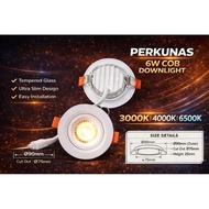 PERKUNAS 6W LED COB EYE BALL Downlight Round Recessed Ceiling Light Lampu Siling Tanam Jimat 
