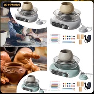 [qjypno49] Pottery Wheel Machine Electric Pottery Wheel Mini Pottery Wheel Kit Turntable Pottery Whe