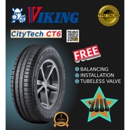 ✩VIKING CITYTECH CT6 17565R14 NEW TYRE TIRES TAYAR BARU RIM 14 AXIA MYVI VIOS ONLINE FREE INSTALLATI