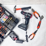 MESIN JLD 13MM BATTERY DRILL MACHINE 36v impact drill cas wood drill wall drill