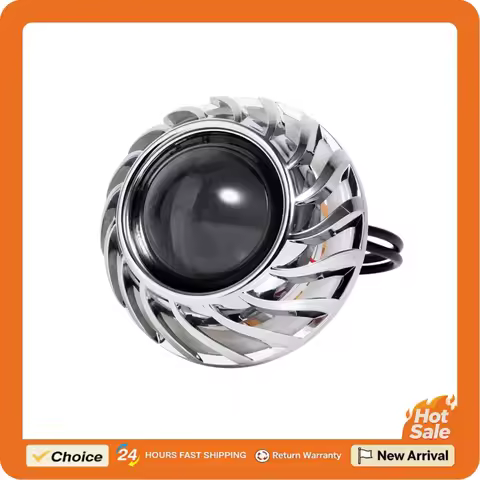 Motorcycle Headlight LED Projector Lens LED Projector Lens Single Halo Angel Devil Eye Spot Light Mo