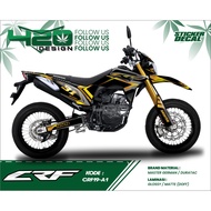 Custom Motorcycle Cross CRF 150L Fullbody Decal Sticker - CRF150 L Sticker Accessories