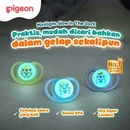 Pigeon Mini Light Pacifier 0+ 6+ 12+ Baby Pacifier/ Pigeon Minilight Pacifier/ glow in the dark baby