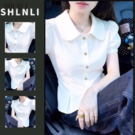 Summer Women Sweet Doll Design Temperament Shirt Causal Blouse