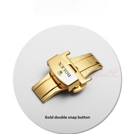 10-22mm Rolex-Style Deployment Clasp - Solid Stainless Steel Watch Band Buckle (Multiple Sizes Avail