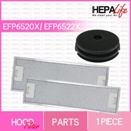 Electrolux EFP6520X EFP6522X Compatible Cooker Hood Carbon filter &amp; Grease Filter - Hepalife
