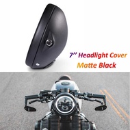 New Motorcycle Harley Prince Retro Car Modified Headlight 7-Inch LED Headlight Headlight Shell Base