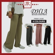 [JRS] Dhia Long Pants Meteor Soft Stripe Cotton By JR Stitch Sdn Bhd