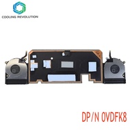 1PCSLoptap Fan with Heatsink EG50030S1-C180-S9A EG50030S1-C170-S9A for for DELL 2-in-1 XPS 13 7390 0
