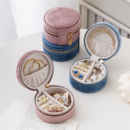 jewelry portable jewelry box travel velvet mini jewelry box ring stud earrings portable storage box