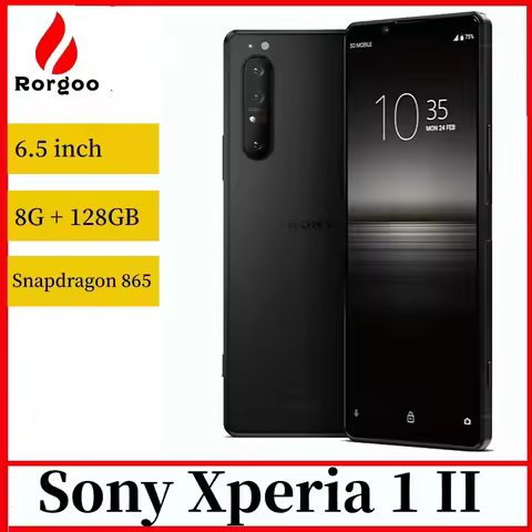 Sony Xperia 1 II 1ii 5G XQ-AT51/AT52 6.5" 8GB RAM 128GB ROM Snapdragon 865 5G Octa Core Quad NFC 12M