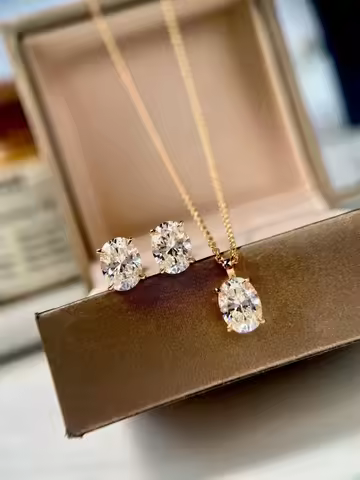 Oval Shape Lab Grown Diamonds 1ct 1.5ct 2ct 2.5ct 3ct 5ct CVD HPHT Diamond Wholesale