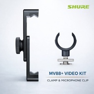 SHURE Clamp and Mic Clip for MOTIV MV88+ Video Kit AMV-PC