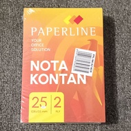 Paperline cash note 2 play K2 PPL NK K2 NCR thermal paper receipt book