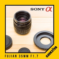 Fujian 35mm f1.7 ✨ สำหรับกล้อง Mirrorless ( FUJI / OLYMPUS / SONY / PANASONIC / CANON / NIKON ) ( เล