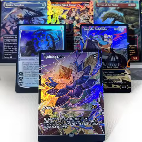 TDM DEF PSPL FDN J25 FOIL6-02 TCG Proxy Cards Ugin, Eye of the Storms Elspeth, Storm Slayer Radiant 