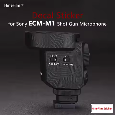 Hinefilm for Sony ECM-M1 Shotgun Microphone Decal Skin Protective Film for Sony ECM M1 Shotgun Mic P