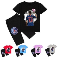 2026 E-commerce Children's Clothing Short-Sleeved T-Shirt Summer Clothing+Shorts K472COD BW1J