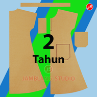 Pola Instan Daster Anak Lengan Setali [ Pola Baju Jamblang Studio ]