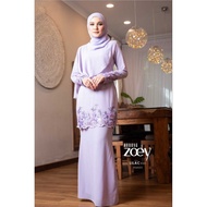 BAJU KURUNG MODEN PREMIUM CHIFFON LACE LINING LABUCI PLUS SIZE KURUNG LILAC PURPLE BAJU RAYA 2024 NIKAH TUNANG ZOYA AF