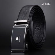 Men's belt Pure cowhide men's office belt with automatic buckle Code GZA-101