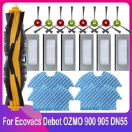 ใช้กับ Ecovacs Debot OZMO 900 905หุ่นยนต์ทำความสะอาด DN55อะไหล่แปรงด้านข้างหลักตัวกรอง HEPA ม็อบผ้าเ