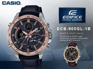 CASIO 卡西歐 手錶專賣店 國隆 ECB-900GL-1B EDIFICE 藍牙智慧錶 男錶 ECB-900GL