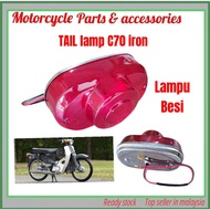 C70 tail lamp iron C70 lampu belakang besi