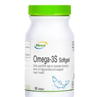 NOVA Omega-3S Fish oil EPA DHA EXP:08/2026