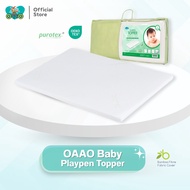 OAAObaby ทอปเปอร์เด็ก ผ้าใยไผ่ กันน้ำ กันไรฝุ่น เบาะนอนเด็ก ทอปเปอร์ ที่นอนเด็ก | Playpen Topper ผ้า