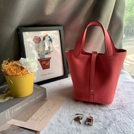 Hermes Picotin Lock 18cm PM手提小水桶(杜鵑粉)