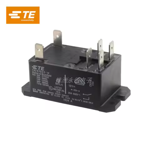 New Original TE Relay T92S7D22-12 T92S7D22-24 12VDC 24VDC 30A 250VAC 6PIN 12V 24V Power Relay