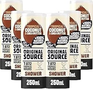 Original Source Coconut and Shea Butter Shower Gel with 100% Natural Fragrance, Vegan Shower Gel, Pa