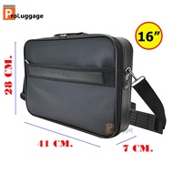 ProLuggage กระเป๋าสะพายไหล่ กระเป๋าถือ กระเป๋าใส่เอกสาร กระเป๋าทรงแมสเซนเจอร์ กระเป๋าผู้ชาย ขนาด 16 