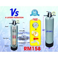 Filter Water Air Penapis Bersih Luar Rumah Outdoor Teknologi US 9" x 35"