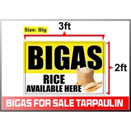 BIGAS FOR SALE TARPAULIN WITH EYELET