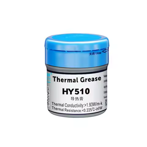 HY510 Silver Gray Thermal Conductive Paste Gray Small Half Bottle Barrel Silicone Grease Heat Dissip