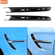 For BMW M3 F80 M4 F82 F83 2014-2019 Car Side Air Outlet Vent Louver Spoiler Fender Real Carbon Fiber