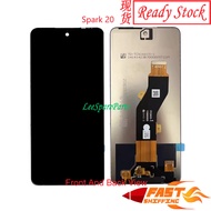Compatible Tecno Spark 20 / Spark 20c / Spark 20 Pro Full Set LCD Display Touch Screen Digitizer For