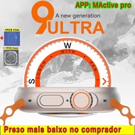 Original W69 MAX Smart Watch 49MM  9 Series 9 Compass GPS Tracker NFC Feel Game Bluetooth Call Siri iwo Smartwatch