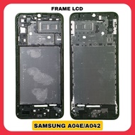 Black samsung a04e/a042/a042f lcd center frame