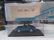 MINICHAMPS 1/43 Porsche 911 Targa (藍色)
