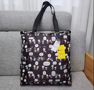 全新限定版 Snoopy x Lesportsac 黑色 Snoopy Tote Bag