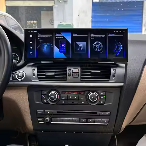 Android 14 Carplay 14.9 Inch For BMW X3 F25 X4 Series F26 2011-2017 X3M Car Multimedia Player GPS Na