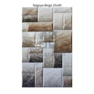 Keramik Dinding 3D Mulia Nagoya Beige 25x40