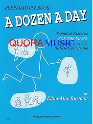 Piano engineering book a dozen a day - preparation book