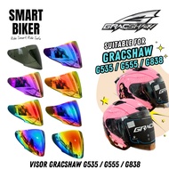 100% Original Visor Gracshaw for Helmet Gracshaw G535 / G555 /G838 DEMON SLAYER DC COMIC ULTRAMAN