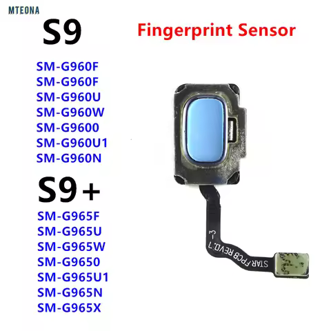 For Samsung Galaxy S9 Plus S9+ SM-G960F G965F Fingerprint Sensor Scanner Touch ID Connect Home Butto