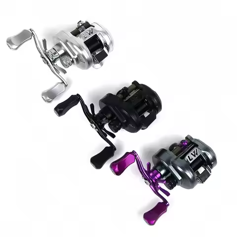 Carrete De Pesca LW A007 7,6:1 154g Aleacion De Magnesio-Aluminio 4kgs Carrete De Pesca Con Freno Ma